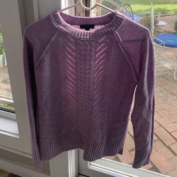J. Crew Sweaters - JCrew XS wool lavender sweater